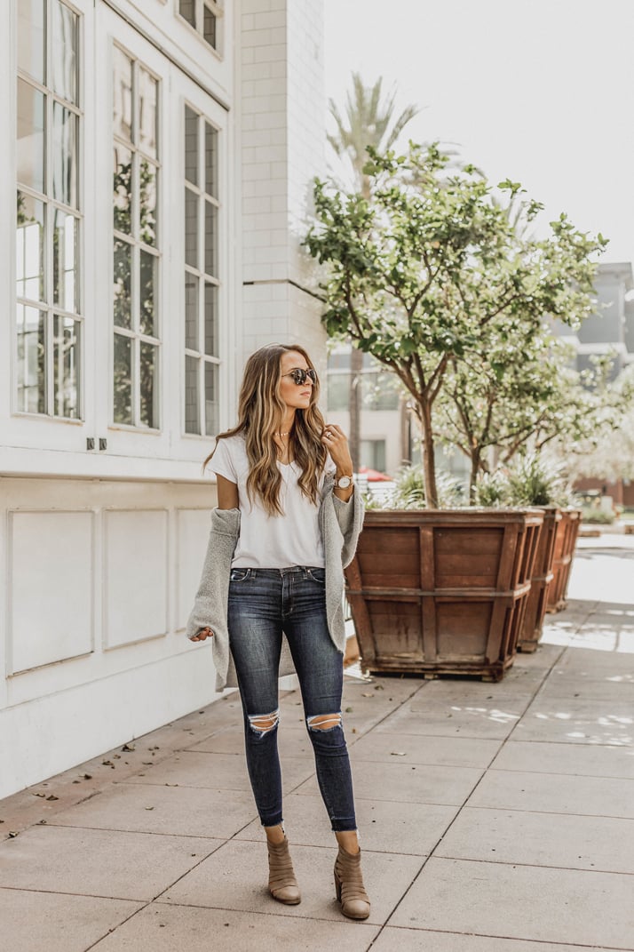 dress up your jeans and t-shirt with some delicate gold jewelry