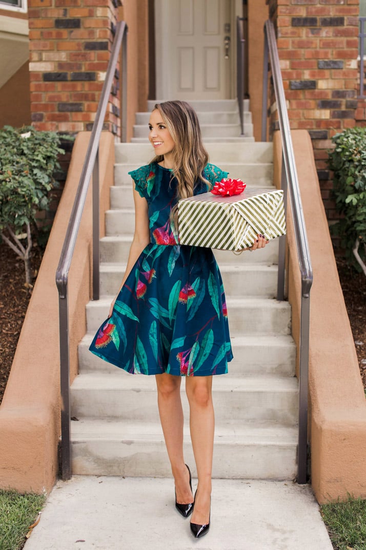 a bold holiday dress with Spoonflower's new Celosia velvet fabric