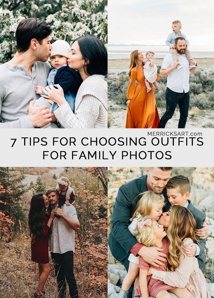 Tips for choosing your family outfits and having beautiful family portraits