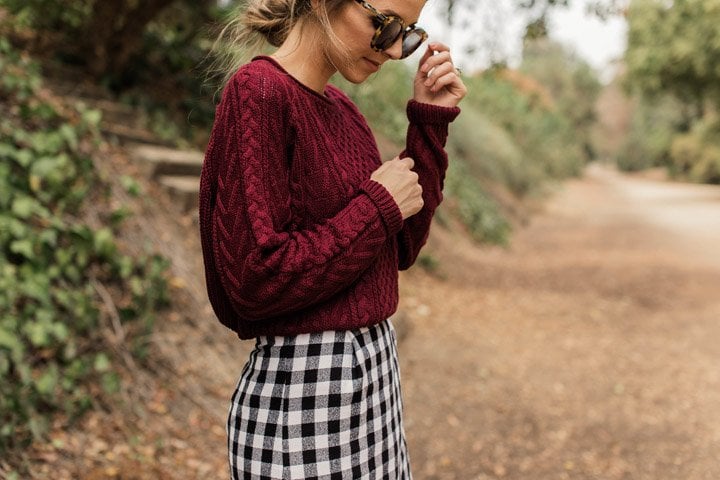 cozy holiday look