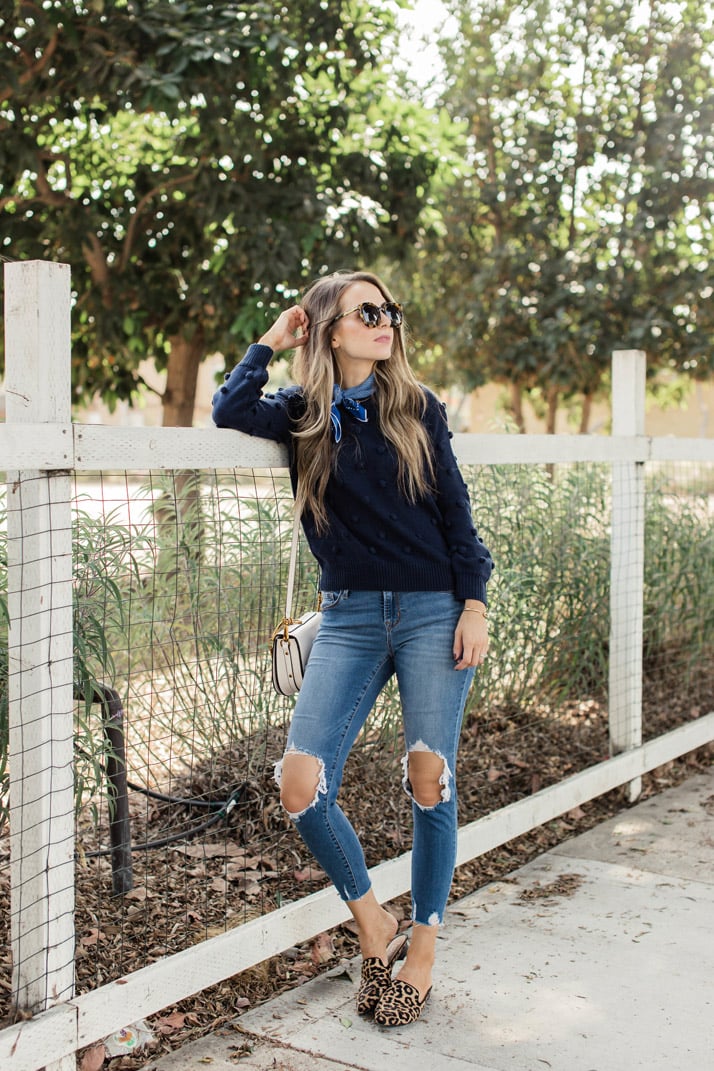 pom pom sweater
