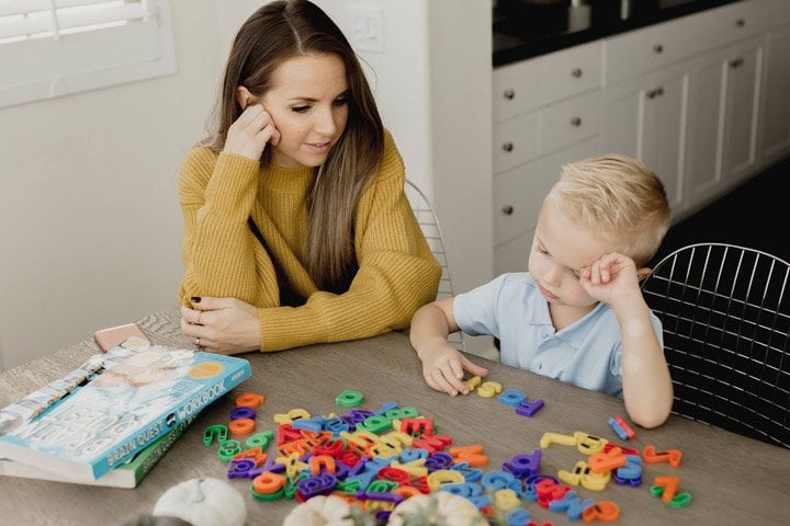 magnetic letters are so great for teaching kids to read