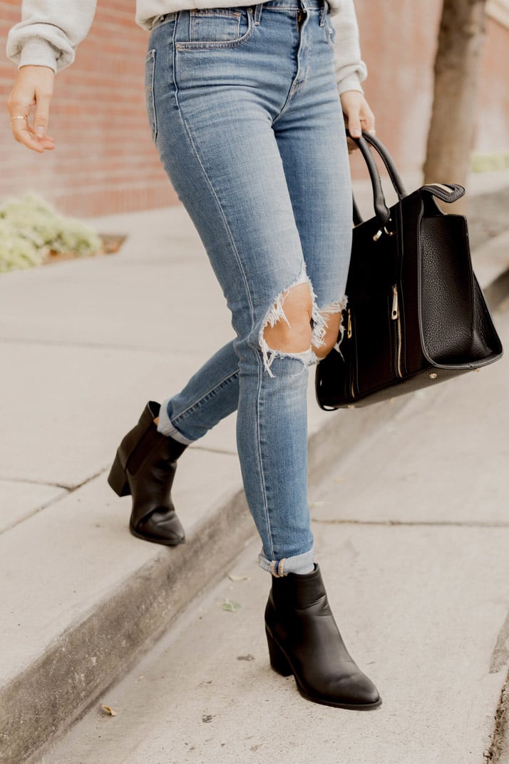 Black Ankle Boots under $40