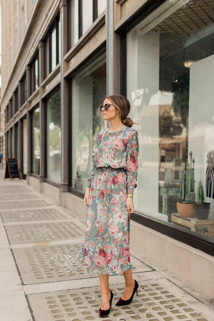 The prettiest fall dress under $30!