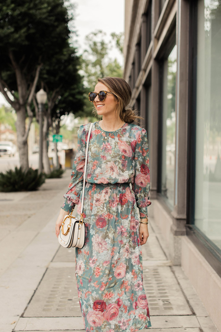 Floral dress under $30!
