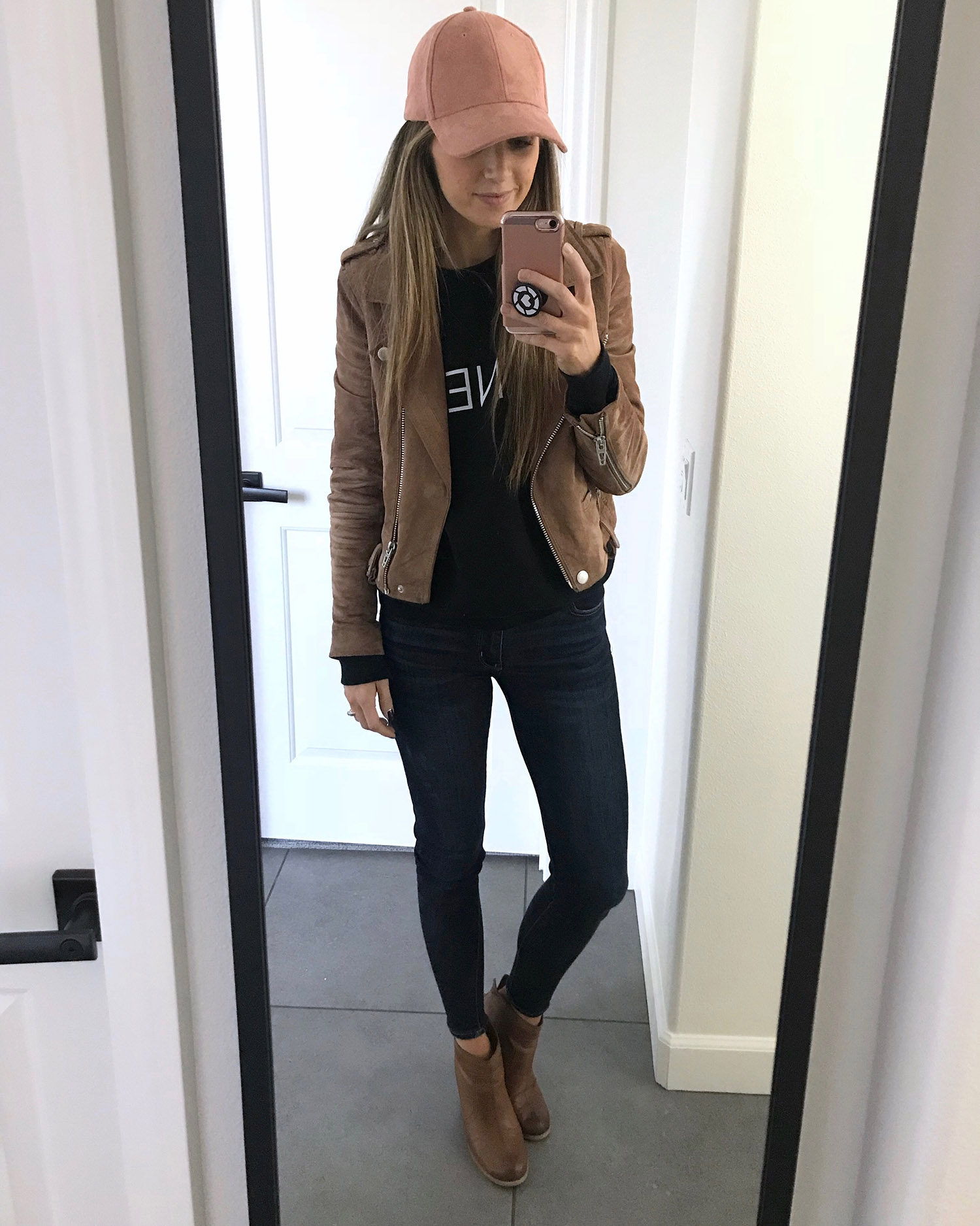 suede jacket and jeans | merricksart.com
