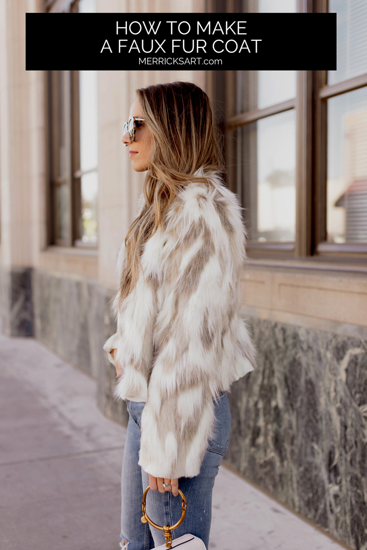 a step by step tutorial to make a fur coat