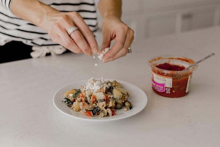 an easy and healthy breakfast and lunch idea
