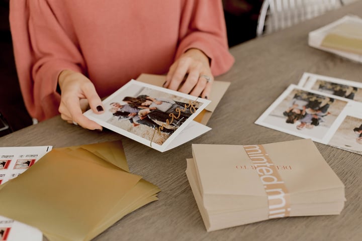 holiday cards with minted