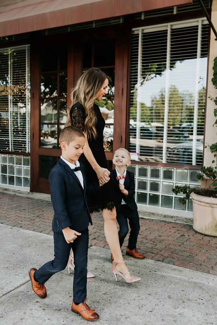 dressing up boys for the holidays