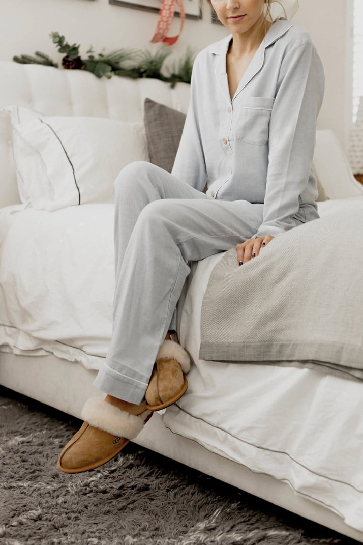 light blue pajamas from Nordstrom