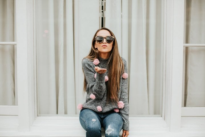 a perfect fun sweater for valentine's day!
