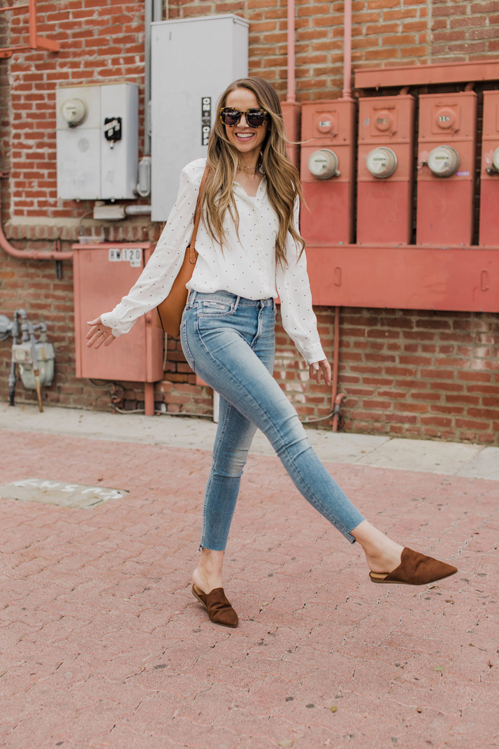 light wash jeans