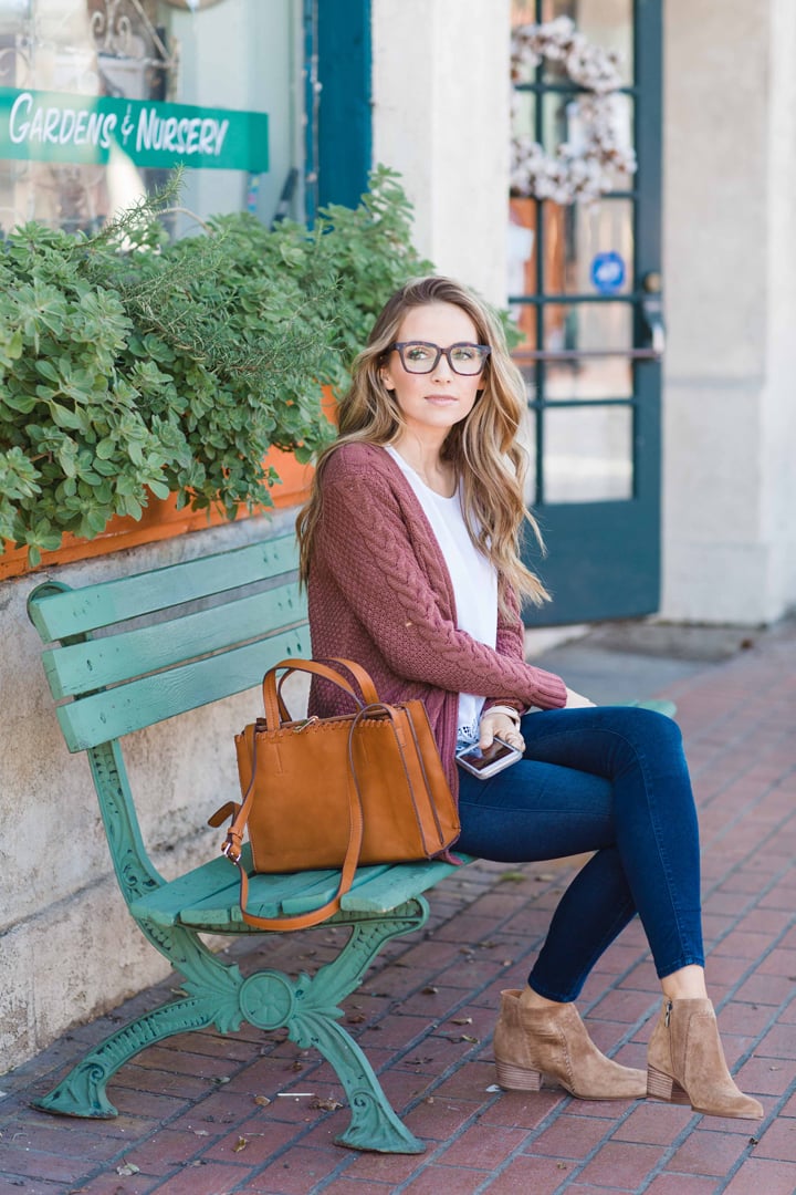Cozy Sweater and Structured Bag from my Stitch Fix Box