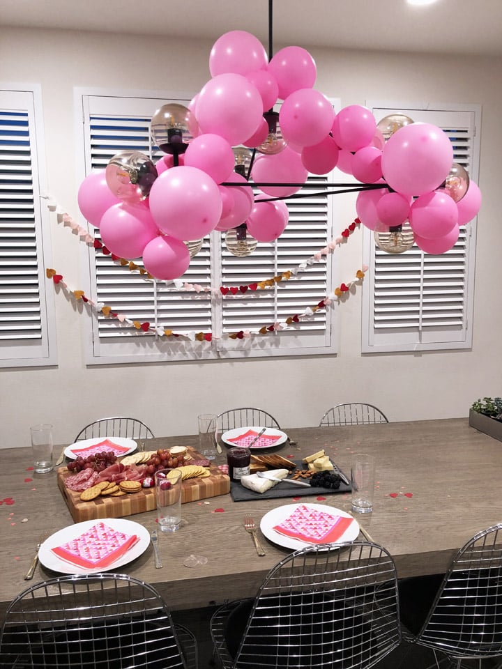 our valentine's day table