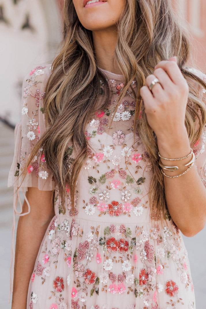 incredible detailing on this occasion dress from BHLDN