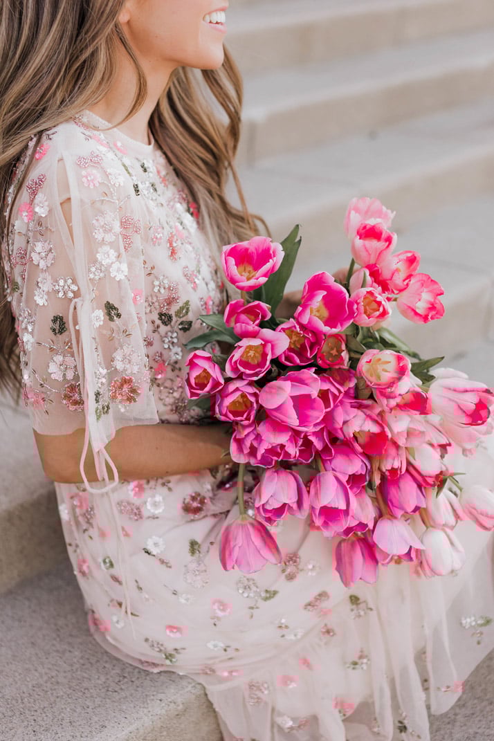 needle and thread dress from BHLDN