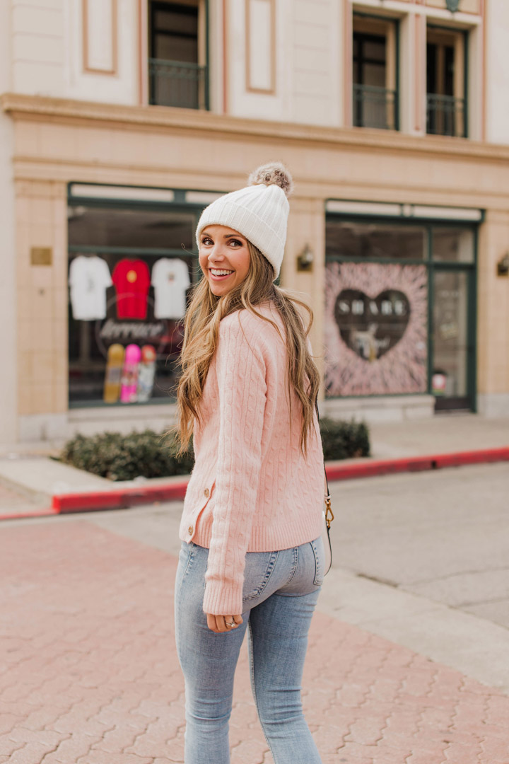 lucky brand jeans and j.crew sweater
