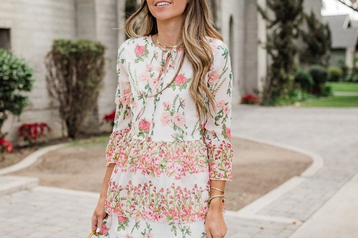the perfect floral dress for Easter