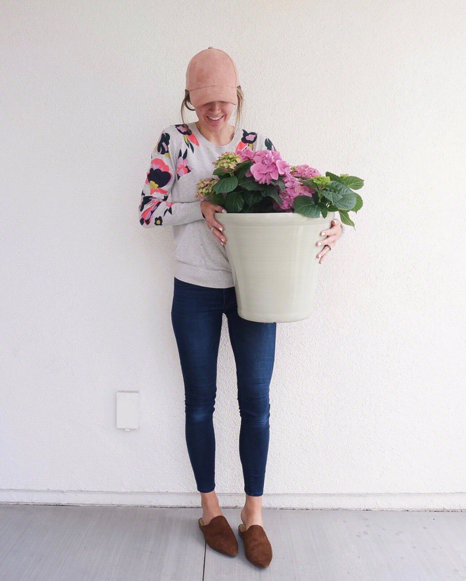 floral print sweatshirt