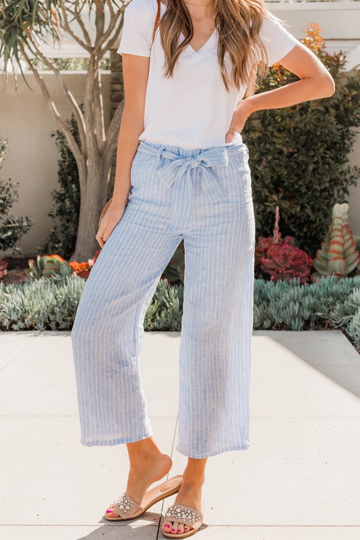 how to sew a pair of linen culottes