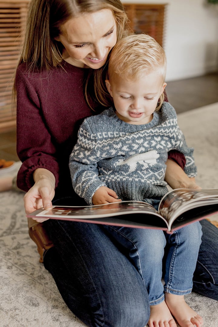 reading with mommy