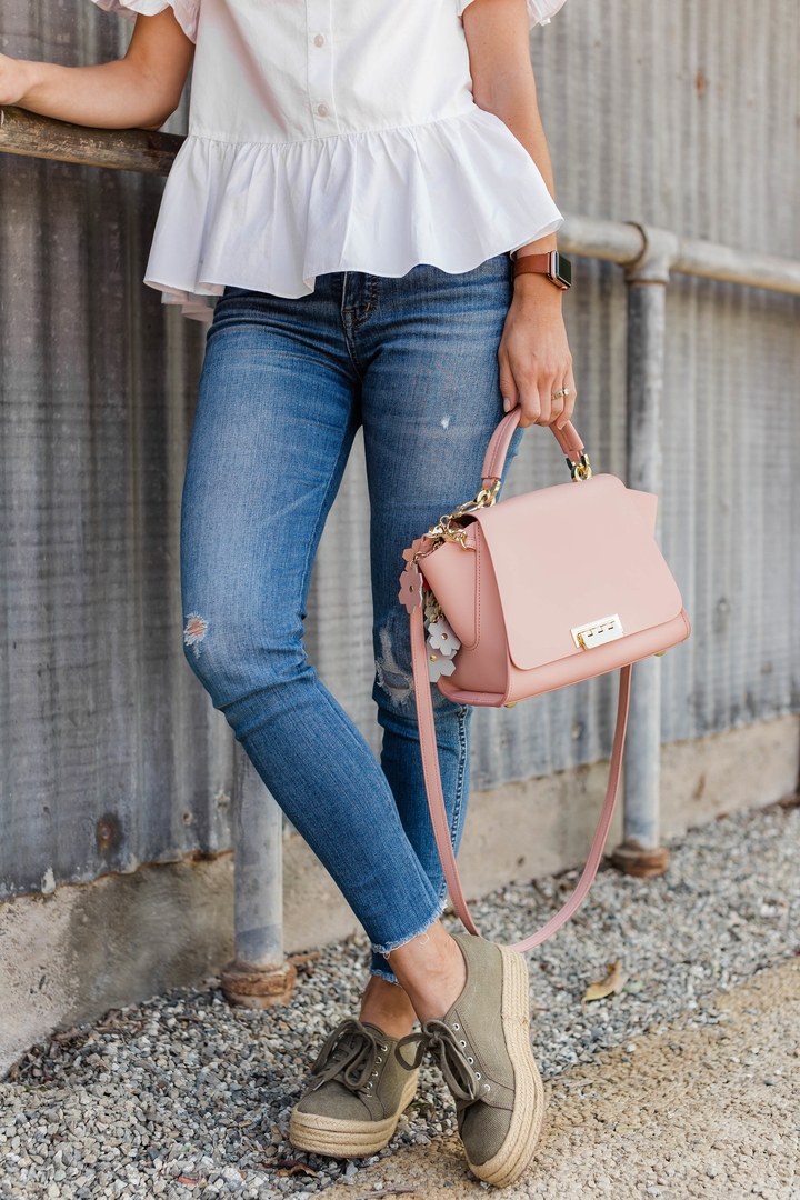 these cute olive espadrille sneakers work with a dress or jeans and a summery top