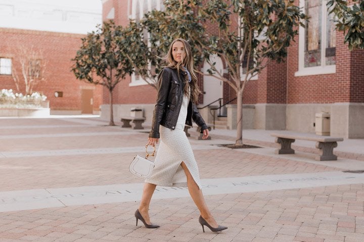 How to dress up a sweatshirt dress