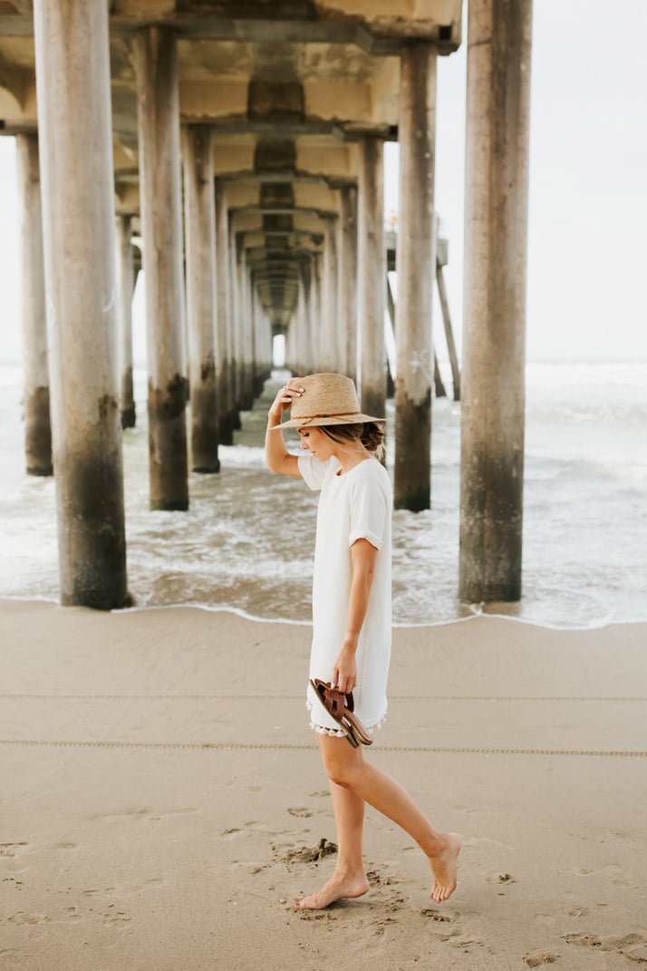 Summer is coming! Try making this cute and super simple beach coverup.