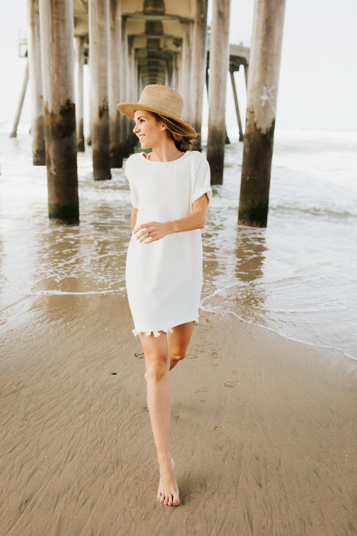Try making this cute and simple coverup for the beach or the pool this summer!