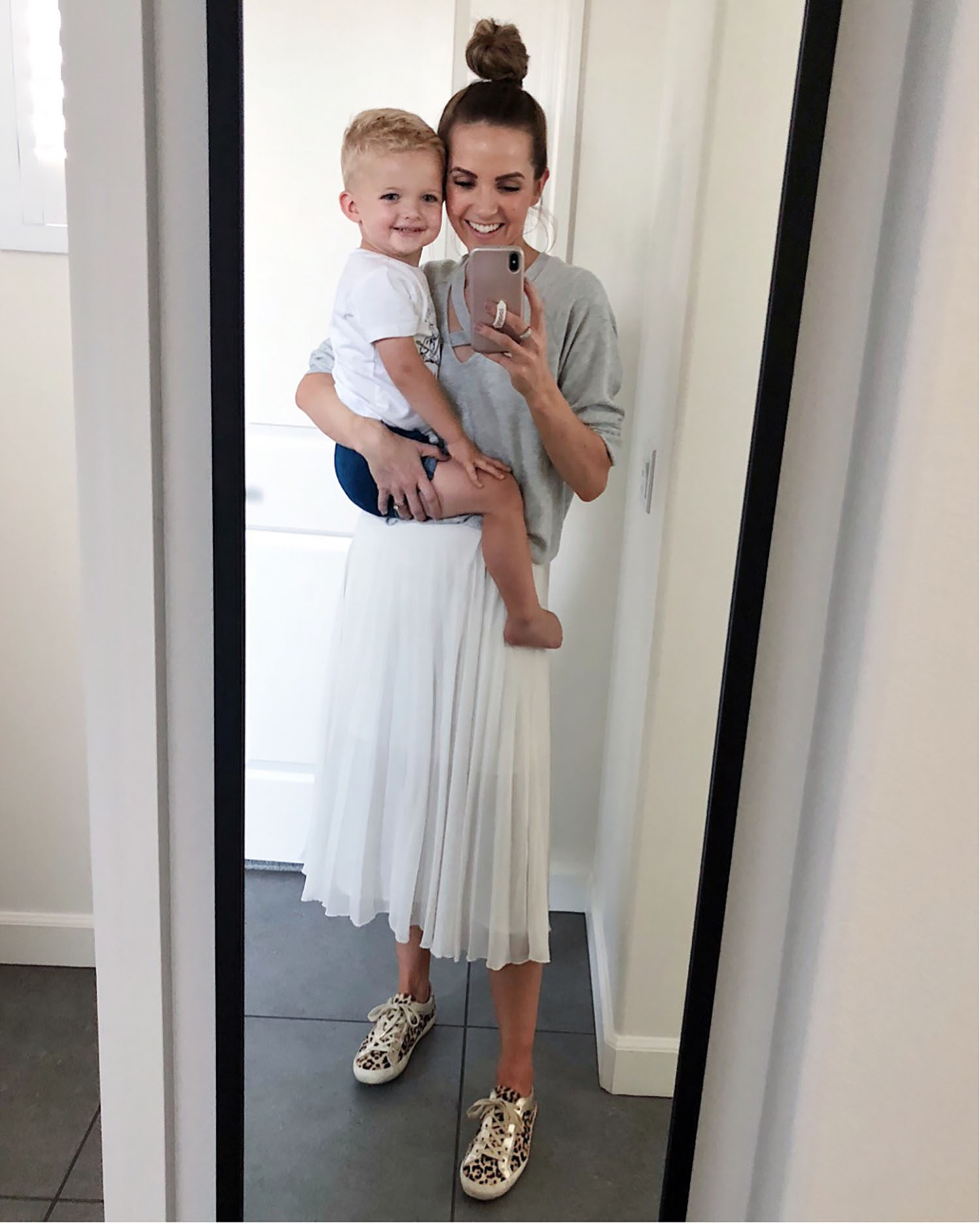how to style a midi skirt