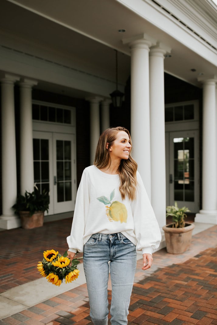obsessed with this kate spade saturday sweatshirt I found on ebay