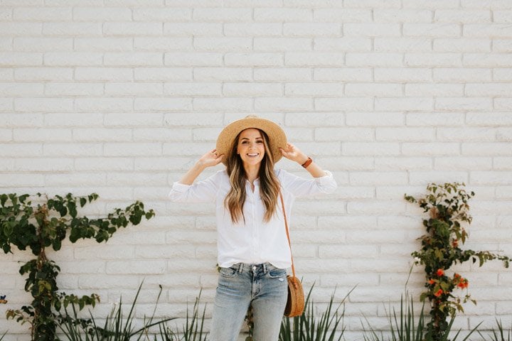straw hats for summer