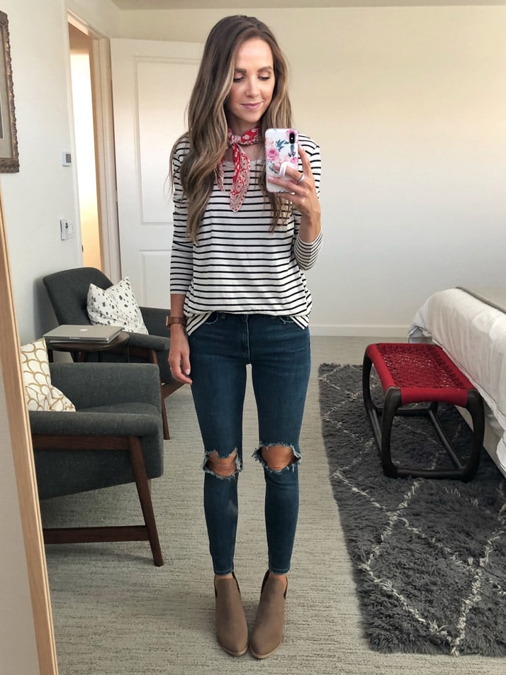 striped shirt