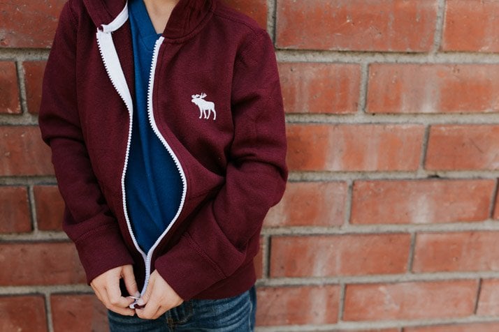 these abercrombie kids hoodies are SO cozy and soft!