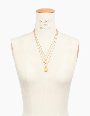 madewell layered necklace