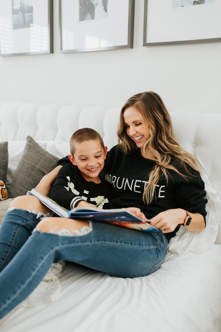 reading with my boys is the best part of my day