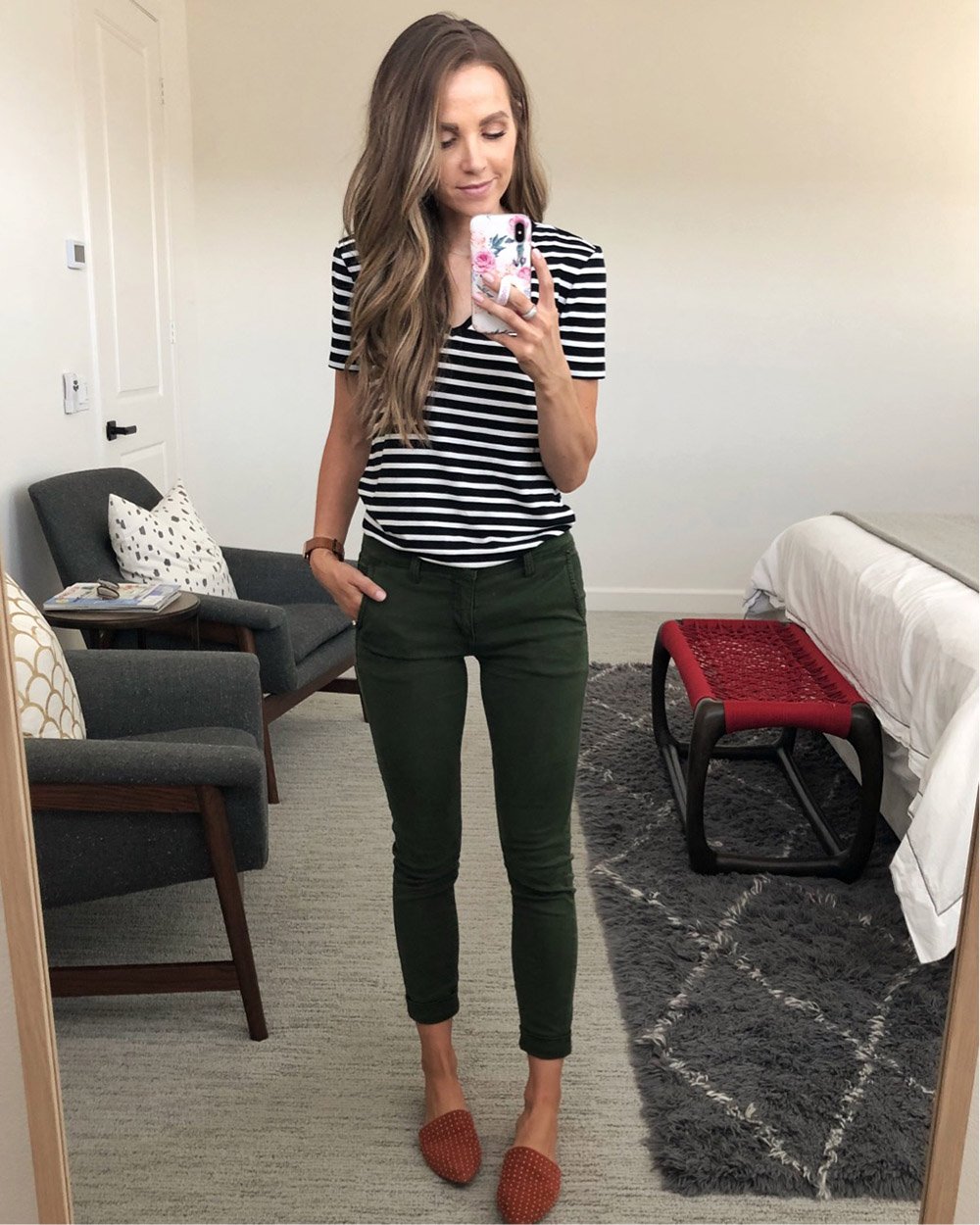 striped t-shirt
