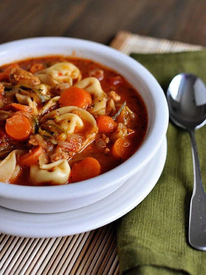 sausage tortellini soup