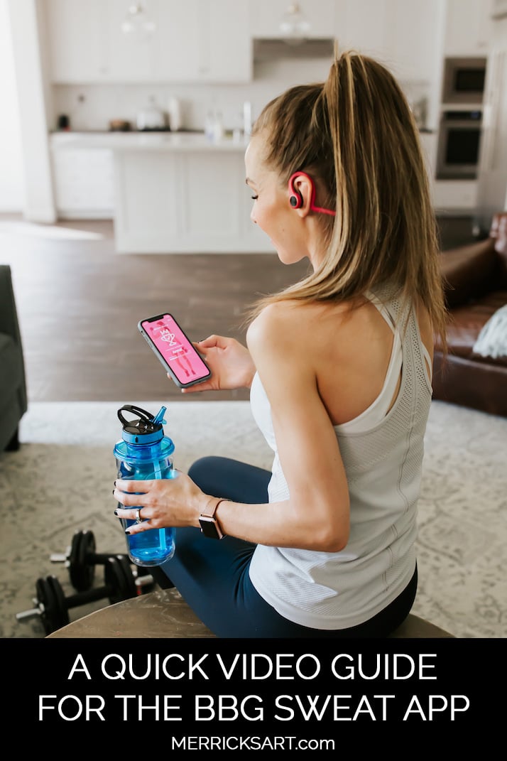 a quick video guide for the BBG Sweat App from Kayla Itsines!