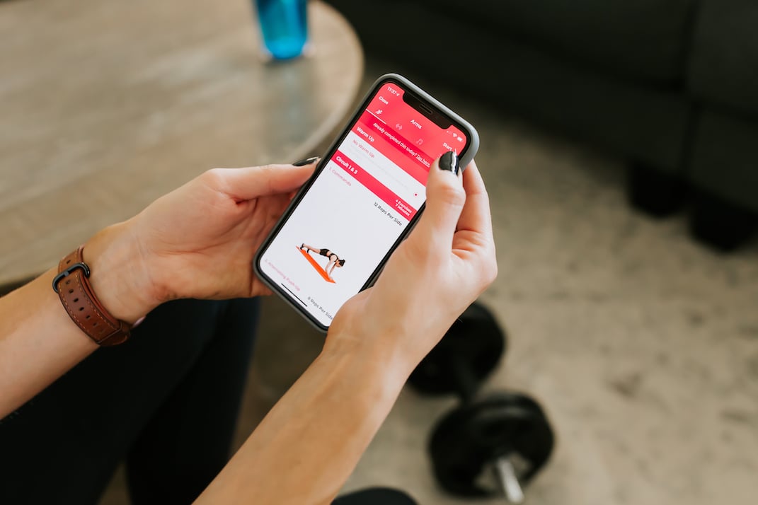 how to use the BBG Sweat app