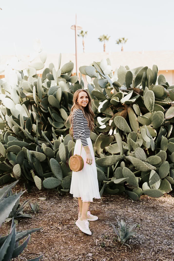 how to style a midi skirt