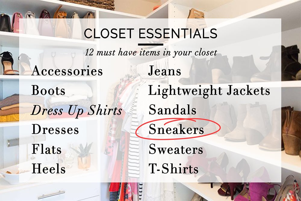 closet essentials-sneakers
