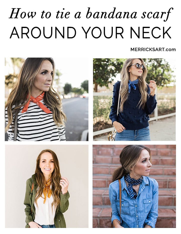 bandana around neck