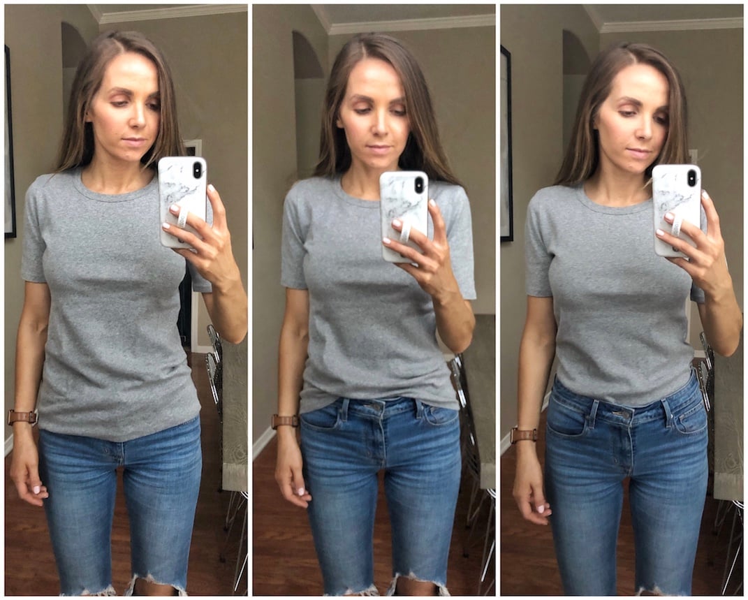 merrick's art j.crew fitted tee review