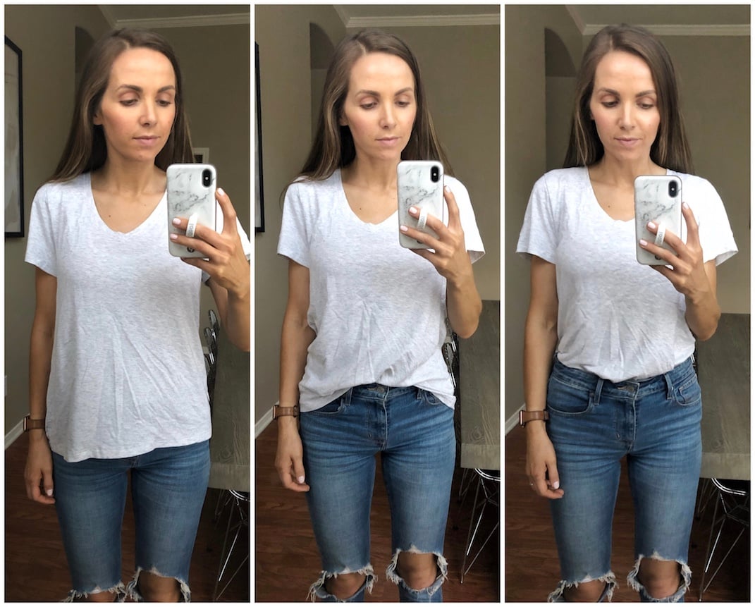 merricksart gray tee review aerie real soft tee