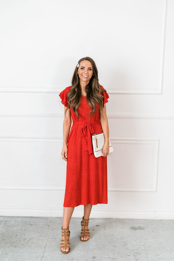 merrick white anywhere dress fiesta red polka dot midi dress date night