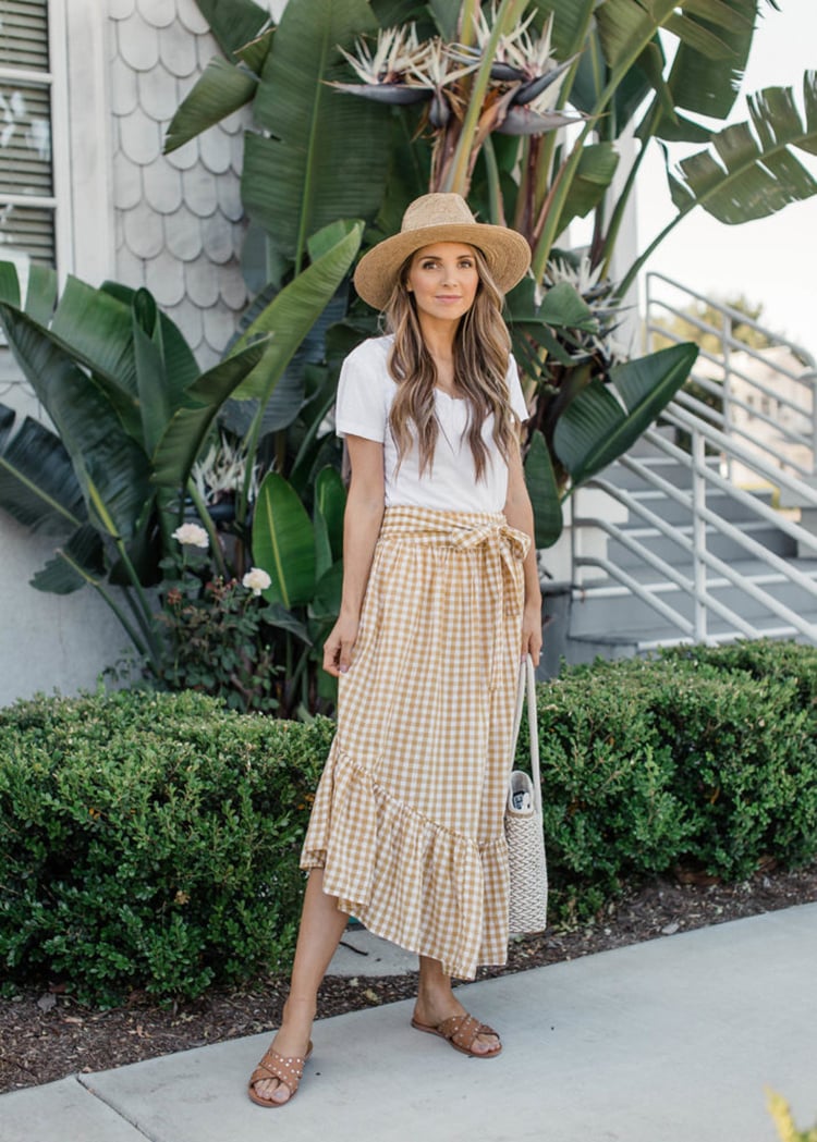 how to style a midi skirt