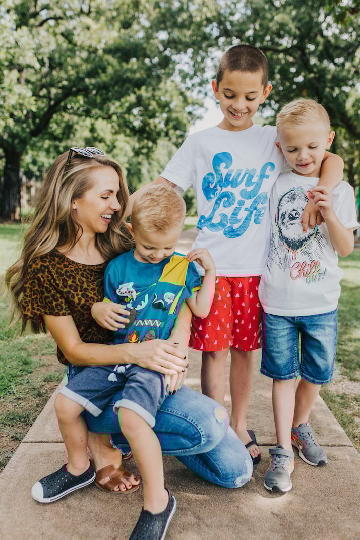 trying out stitch fix kids with my boys