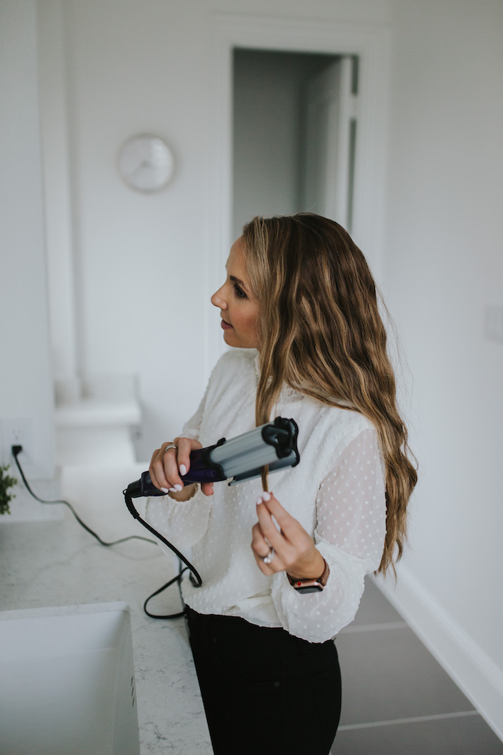 bed head waver hair tutorial